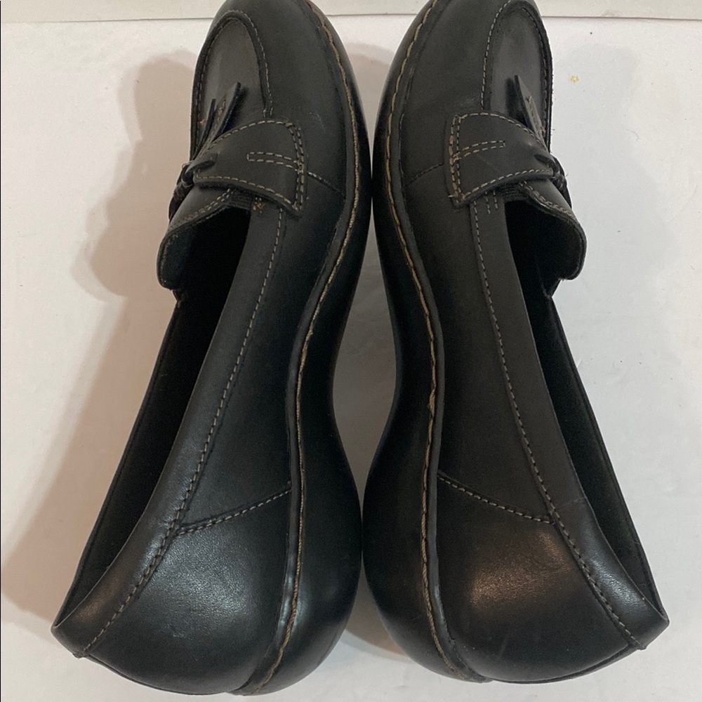 Clarks Women's Sugar Spice Loafer Size 9N dark brown - Picture 7 of 12